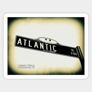 Atlantic Boulevard, Commerce, California by Mistah Wilson Sticker